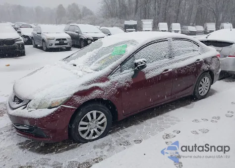 2014 Honda Civic Lx from USA, damaged, VIN 19XFB2F57EE222973